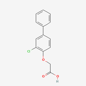 molecular formula C14H11ClO3 B3024722 [(3-Chloro-1,1'-biphenyl-4-yl)oxy]acetic acid CAS No. 20292-28-8