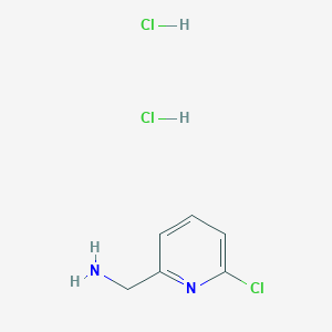 molecular formula C6H9Cl3N2 B3024732 (6-氯吡啶-2-基)甲胺二盐酸盐 CAS No. 1557921-62-6
