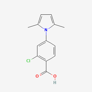 molecular formula C13H12ClNO2 B3024749 2-Chloro-4-(2,5-dimethyl-pyrrol-1-yl)-benzoic acid CAS No. 313701-79-0