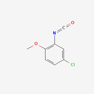 molecular formula C8H6ClNO2 B3024756 5-氯-2-甲氧基苯基异氰酸酯 CAS No. 55440-54-5