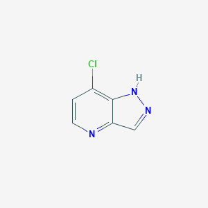 molecular formula C6H4ClN3 B3024776 7-Chloro-1H-pyrazolo[4,3-b]pyridine CAS No. 94220-43-6