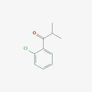 molecular formula C10H11ClO B3024785 1-(2-Chlorophenyl)-2-methylpropan-1-one CAS No. 5408-59-3