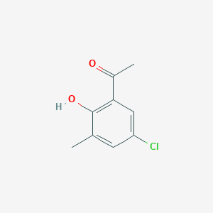 molecular formula C9H9ClO2 B3024787 1-(5-Chloro-2-hydroxy-3-methylphenyl)ethan-1-one CAS No. 50343-12-9