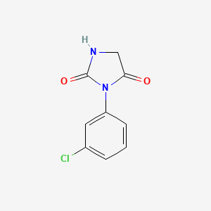 molecular formula C9H7ClN2O2 B3024805 3-(3-氯苯基)咪唑烷并-2,4-二酮 CAS No. 42351-76-8