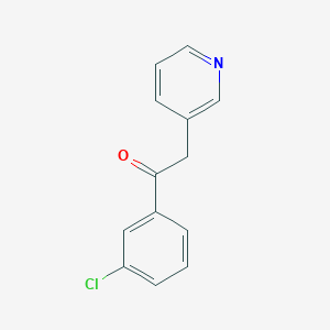 molecular formula C13H10ClNO B3024824 1-(3-氯苯基)-2-(吡啶-3-基)乙酮 CAS No. 224040-88-4