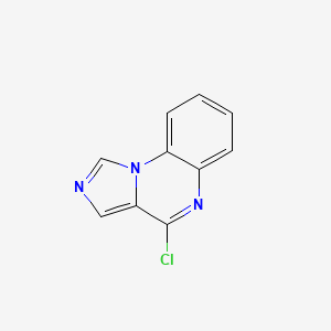 molecular formula C10H6ClN3 B3024856 4-氯咪唑并[1,5-a]喹喔啉 CAS No. 221025-38-3