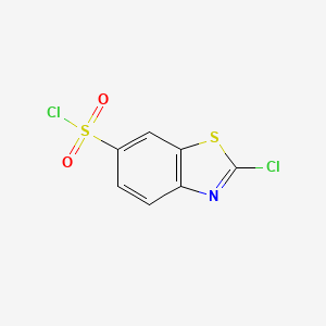 molecular formula C7H3Cl2NO2S2 B3024858 2-Chloro-1,3-benzothiazole-6-sulfonyl chloride CAS No. 6608-50-0
