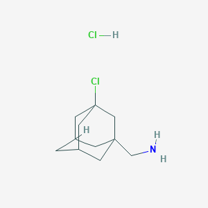 molecular formula C11H19Cl2N B3024868 (3-氯金刚烷-1-基)甲胺盐酸盐 CAS No. 90812-22-9