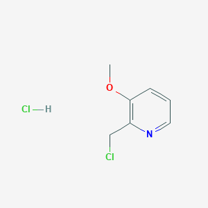 molecular formula C7H9Cl2NO B3024873 2-(Chloromethyl)-3-methoxypyridine hydrochloride CAS No. 60617-60-9