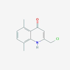 2-(Chloromethyl)-5,8-dimethylquinolin-4(1H)-one