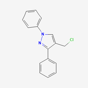 molecular formula C16H13ClN2 B3024883 4-(chloromethyl)-1,3-diphenyl-1H-pyrazole CAS No. 55432-05-8
