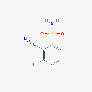 2-Cyano-3-fluorobenzene-1-sulfonamide