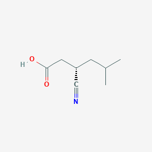 B3024895 (S)-3-cyano-5-methylhexanoic acid CAS No. 181289-37-2