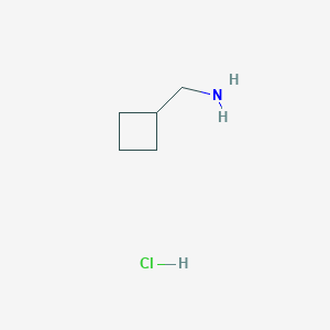 molecular formula C5H12ClN B3024906 Cyclobutylmethanamine hydrochloride CAS No. 5454-82-0