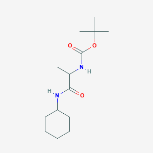 N-Cyclohexyl 2-(boc-amino)propanamide