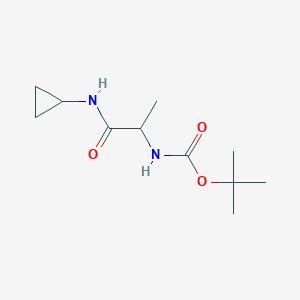 N-Cyclopropyl 2-(boc-amino)propanamide