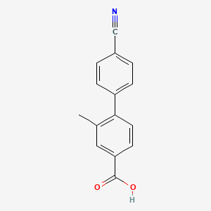 4-(4-Cyanophenyl)-3-methylbenzoic acid