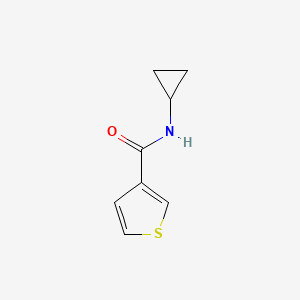 molecular formula C8H9NOS B3024935 N-环丙基噻吩-3-甲酰胺 CAS No. 1090897-27-0