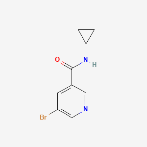 molecular formula C9H9BrN2O B3024938 5-bromo-N-cyclopropylnicotinamide CAS No. 385382-48-9