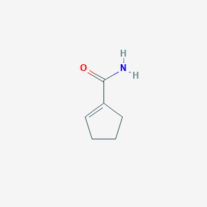 molecular formula C6H9NO B3024947 Cyclopent-1-ene-1-carboxamide CAS No. 5434-85-5