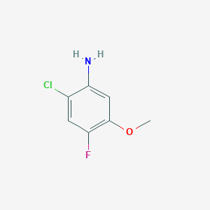 molecular formula C7H7ClFNO B3024954 2-Chloro-4-fluoro-5-methoxyaniline CAS No. 98404-04-7