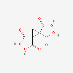molecular formula C7H6O8 B3024969 Cyclopropane-1,1,2,2-tetracarboxylic acid CAS No. 7605-65-4