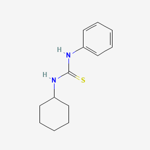 molecular formula C13H18N2S B3024977 1-Cyclohexyl-3-phenylthiourea CAS No. 722-03-2
