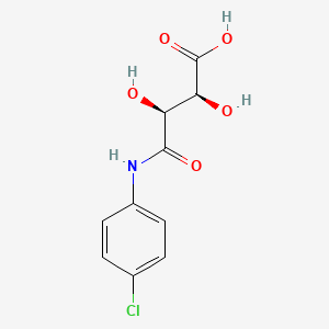 molecular formula C10H10ClNO5 B3024985 (2S,3S)-4-((4-Chlorophenyl)amino)-2,3-dihydroxy-4-oxobutanoic acid CAS No. 46834-56-4