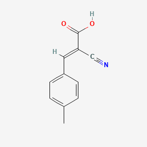 molecular formula C11H9NO2 B3025000 2-氰基-3-(4-甲基苯基)丙烯酸 CAS No. 20374-48-5