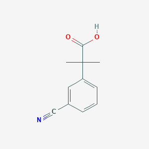 molecular formula C11H11NO2 B3025002 2-(3-Cyanophenyl)-2-methylpropanoic acid CAS No. 445003-63-4