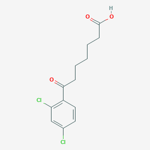 7-(2,4-Dichlorophenyl)-7-oxoheptanoic acid