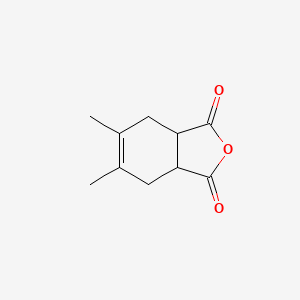 molecular formula C10H12O3 B3025024 5,6-二甲基-3a,4,7,7a-四氢-2-苯并呋喃-1,3-二酮 CAS No. 5438-24-4