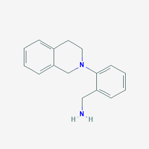 {2-[3,4-Dihydro-2(1H)-isoquinolinyl]-phenyl}methanamine