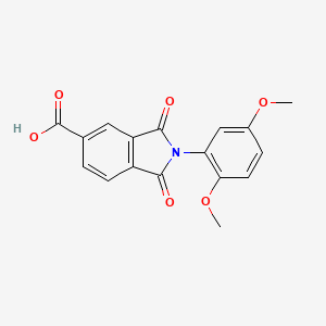 2-(2,5-Dimethoxyphenyl)-1,3-dioxoisoindoline-5-carboxylic acid