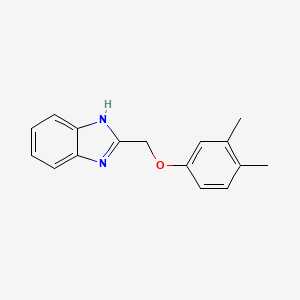 molecular formula C16H16N2O B3025030 2-[(3,4-二甲基苯氧基)甲基]-1H-苯并咪唑 CAS No. 82326-46-3