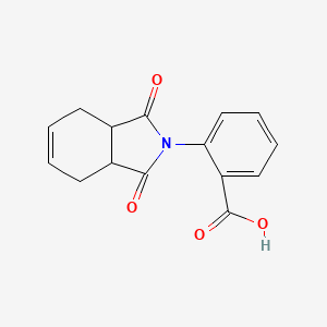 B3025032 2-(1,3-dioxo-1,3,3a,4,7,7a-hexahydro-2H-isoindol-2-yl)benzoic acid CAS No. 160694-91-7