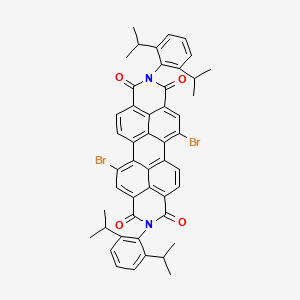 molecular formula C48H40Br2N2O4 B3025036 5,12-Dibromo-2,9-bis(2,6-diisopropylphenyl)anthra[2,1,9-def:6,5,10-d'e'f']diisoquinoline-1,3,8,10(2H,9H)-tetraone CAS No. 331861-94-0