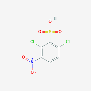molecular formula C6H3Cl2NO5S B3025037 2,6-Dichloro-3-nitrobenzenesulfonic acid CAS No. 276702-52-4