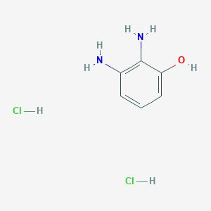 molecular formula C6H10Cl2N2O B3025040 2,3-Diaminophenol dihydrochloride CAS No. 193629-25-3