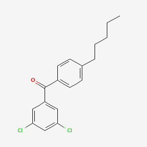3,5-Dichloro-4'-n-pentylbenzophenone
