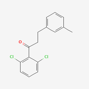 2',6'-Dichloro-3-(3-methylphenyl)propiophenone