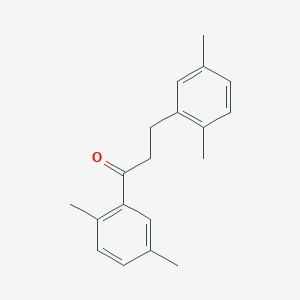molecular formula C19H22O B3025114 2',5'-Dimethyl-3-(2,5-dimethylphenyl)propiophenone CAS No. 898753-54-3