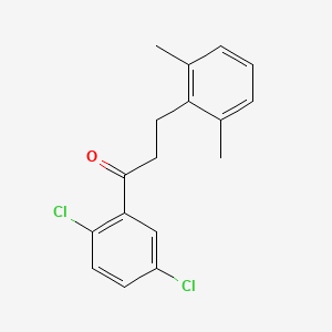 2',5'-Dichloro-3-(2,6-dimethylphenyl)propiophenone