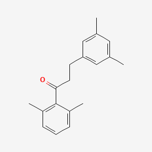 B3025137 2',6'-Dimethyl-3-(3,5-dimethylphenyl)propiophenone CAS No. 898780-68-2
