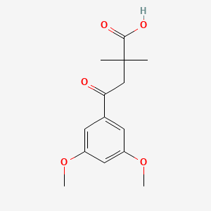 4-(3,5-Dimethoxyphenyl)-2,2-dimethyl-4-oxobutyric acid
