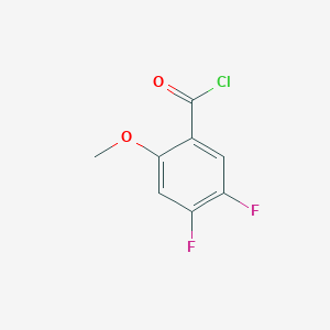 molecular formula C8H5ClF2O2 B3025190 4,5-Difluoro-2-methoxybenzoyl chloride CAS No. 886498-70-0