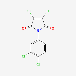 molecular formula C10H3Cl4NO2 B3025201 3,4-dichloro-1-(3,4-dichlorophenyl)-1H-pyrrole-2,5-dione CAS No. 65833-22-9