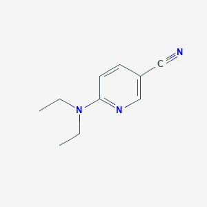molecular formula C10H13N3 B3025208 6-(Diethylamino)pyridine-3-carbonitrile CAS No. 152803-26-4