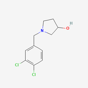 molecular formula C11H13Cl2NO B3025217 1-(3,4-Dichlorobenzyl)pyrrolidin-3-ol CAS No. 415953-24-1