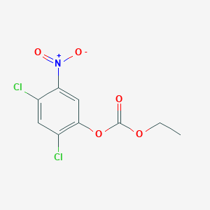 molecular formula C9H7Cl2NO5 B3025221 2,4-Dichloro-5-nitrophenyl ethyl carbonate CAS No. 62969-41-9